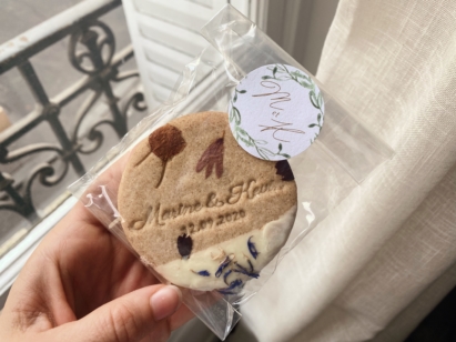 biscuits personnalisés cadeaux mariage invités